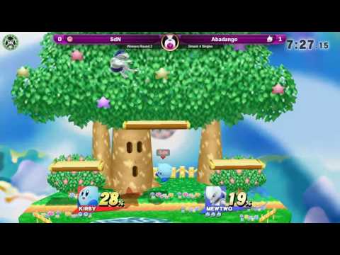 PPT-S - SdN (Kirby) Vs. Abadango (Mewtwo) - Winners Round 2 - Smash 4 Singles