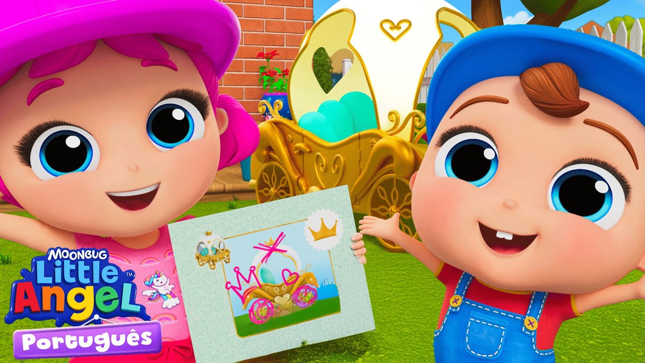 Vamos transformar meu carro 🚗 Little Angel Brasil | Músicas Infantis em Português