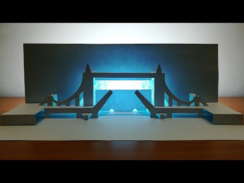 Make Pop Up Card｜Tower Bridge｜Kirigami｜Paper Art｜Architecture Bridge ...