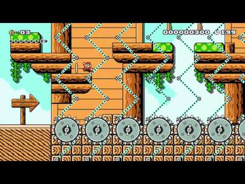 Timber!!! by Frank - Super Mario Maker - No Commentary 1AD