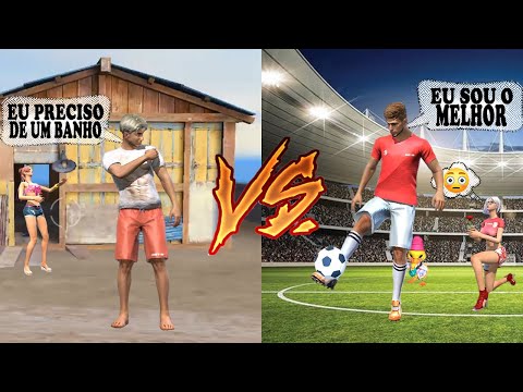 RICO VS POBRE - O SONHO DE SER JOGADOR PROFISSIONAL - O FILME FREE FIRE