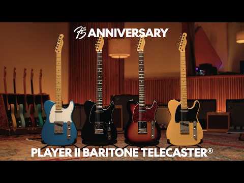 Fender Player II Baritone Telecaster: 익숙한 폼으로 내려가는 저음역