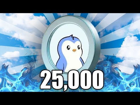 What 25,000 PUDGY PENGUINS Coins Will Be Worth in 2025... [altseason ATH price]