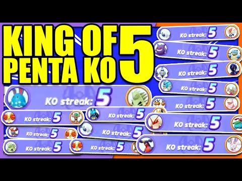 Worlds Best SoloQ Player PENTA KO Compilation 5 | Pokemon Unite