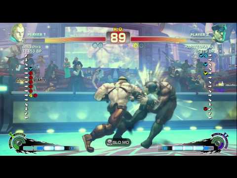 HARITSUKA AN [BIson] vs ookashira [Abel] SSF4 Japanese Online Ranked Matches - TRUE HIGH-DEF