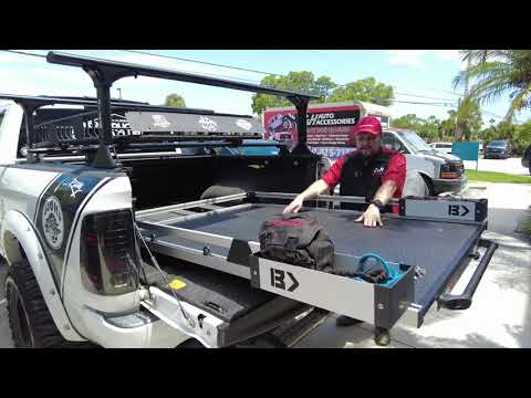Bed Slide 1000CL, Rhino Racks , on a Ram 1500 review by C&H Auto Accessories #754-205-4575