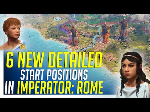 6 New Detailed Start Positions in Imperator: ROME - Gameplay