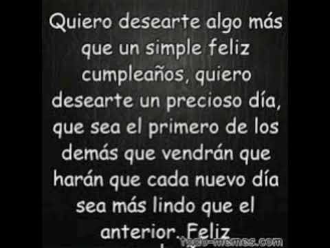 Feliz cumpleaños reichel