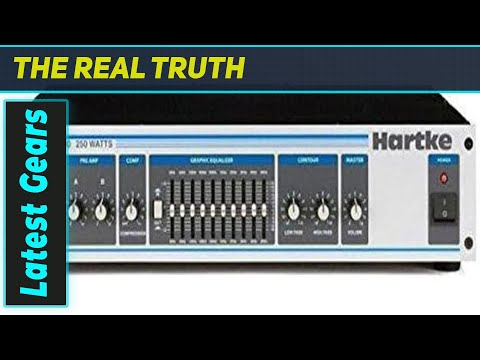 Hartke HA2500 250-Watt Bass Amp Head 2004 - Present - Silver image 7