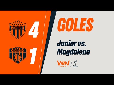 Junior vs. Unión Magdalena (goals) | Liga BetPlay Dimayor 2025-2 | Matchday 3