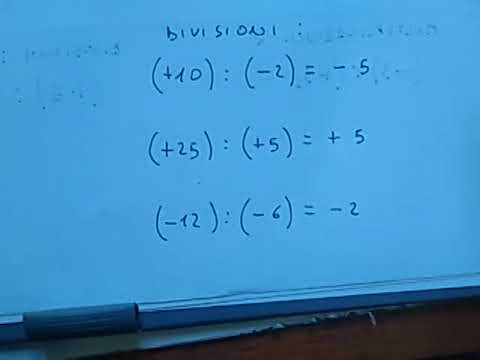 4 -  Esempi moltiplicazioni e divisioni con i numeri relativi -  IIIA Licodia Eubea 2019 2020