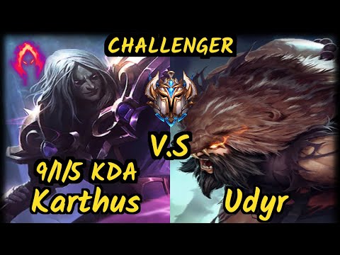S04 Memento (KARTHUS) vs UDYR - 9/1/5 KDA JUNGLE CHALLENGER GAMEPLAY - EUW v9.7