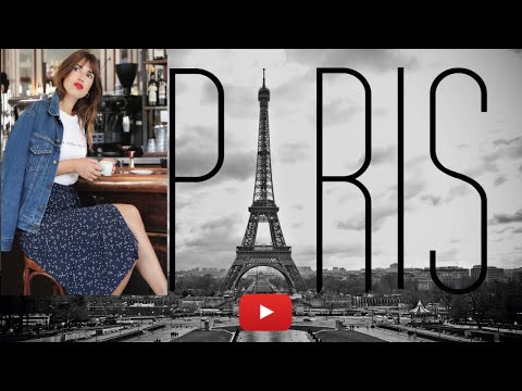Paris Evening Walk and Bike Ride -4K -France 4K - Scenic Relaxation Film With  Music / Paris in 4k