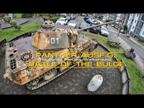Panther Ausf G Walkaround - Houffalize History Battle of the Bulge.