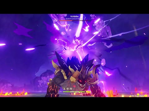 Azhdaha Level 90 fight (as f2p)