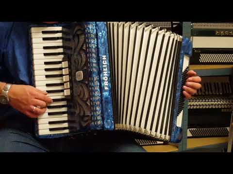 Klangprobe Akkordeon Fröhlich Händel/ Weltmeister Achat 72