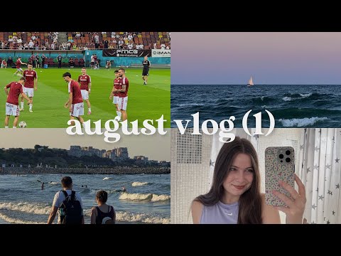 summer vlog: sunsets on the beach, fancy dinners and a football game