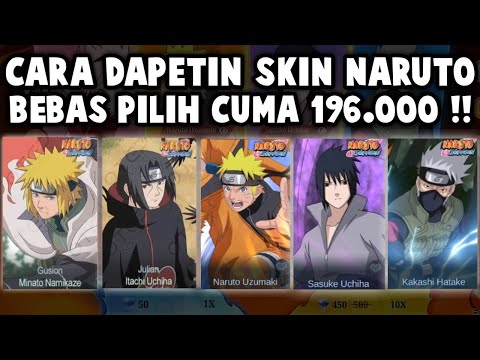 CARA DAPETIN SKIN GUSION MINATO & JULIAN ITACHI BEBAS PILIH CUMA 196.000 ! TIPS HEMAT EVENT NARUTO