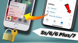 How To Lock Hidden Photos In iPhone 5s/6/6 Plus/7 Any iPhones | How to lock hidden photos in iphone