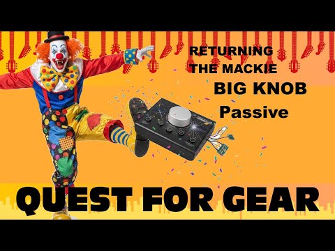 Why I’m NOT Keeping the Mackie Big Knob Passive 🎛 | It’s Fine… Just Not for Me .