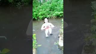 Woww Kaka Cantik Mandi Dikali ? #shorts