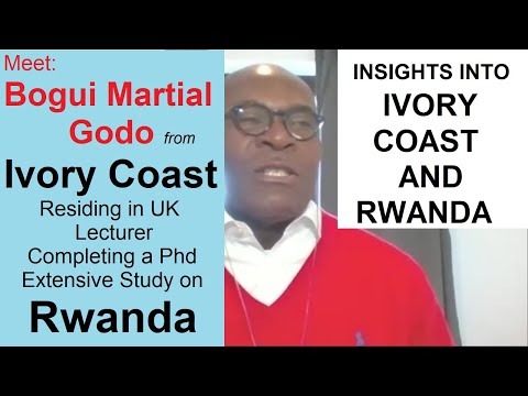 Martial Godo speaks about the Ivory Coast, Rwanda and his Phd. Aspirations to help African Economics