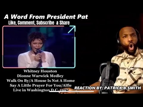 Whitney Houston - Dionne Warwick Medley | Live in Washington D.C. 1997 -REACTION VIDEO