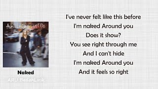 Avril Lavigne - Naked (Lyric Video)