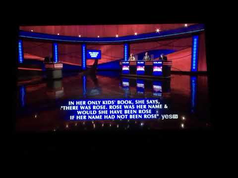 Final Jeopardy, guess who wins? - Erin Barry Day 2 (10/15/19)