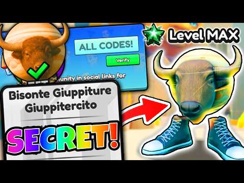 Unlocked SECRET BISONTE In Brainrot Evolution! (All NEW Codes!)