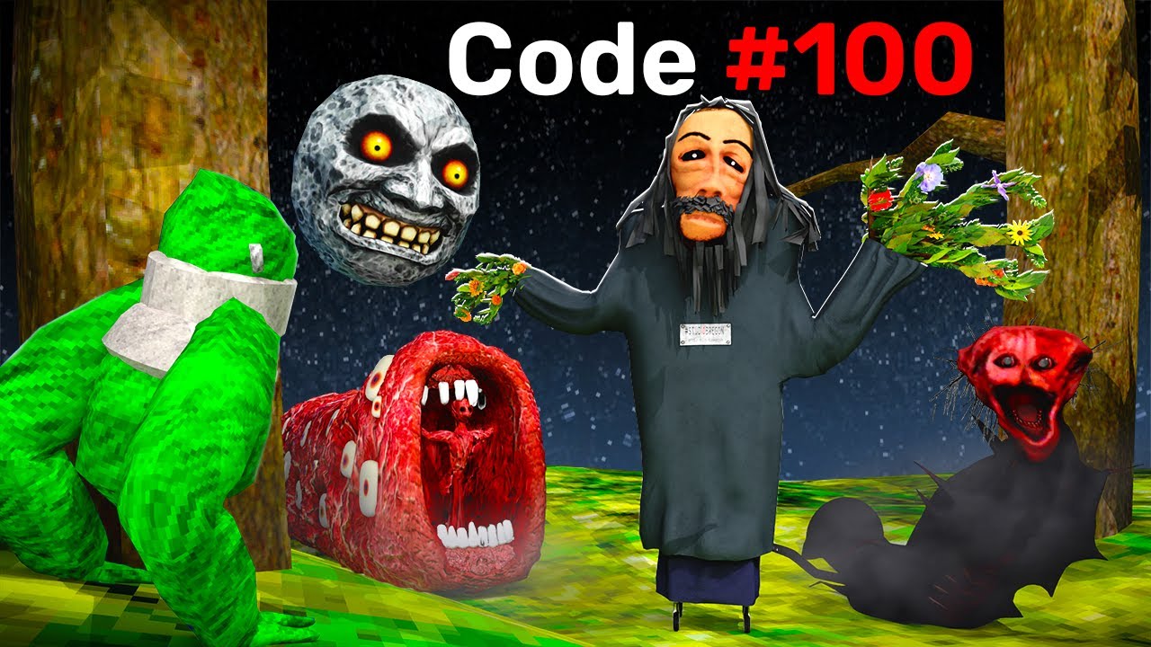 Testing 100 Gorilla Tag Codes That are SCARY...