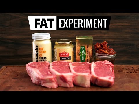 FAT EXPERIMENT - Searing Steaks with Butter, Beef, Duck & Bacon FAT!