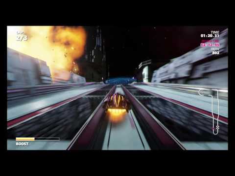 Fast RMX - Time Attack Mode - Daitoshi Station (Hypersonic) - 2:07.68