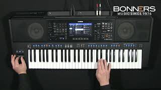 Video thumbnail for Yamaha PSR SX920 Sounds Demo by Bonners Pianos & Keyboards