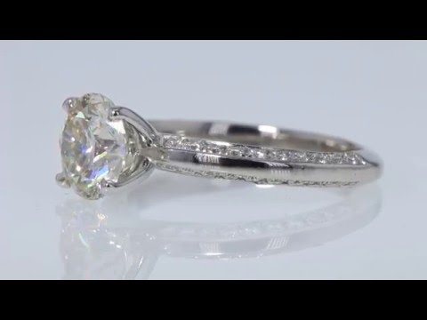 1.65CT Round Brilliant Diamond Engagement Ring GIA