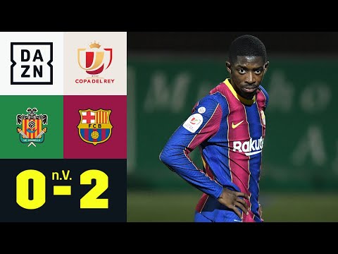 2 verschossene Elfer! Barca braucht 120 Minuten: Cornella - Barcelona 0:2  n.V | Copa del Rey | DAZN