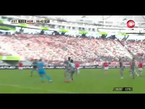 Gol de Aguirregaray - Estudiantes 1 - 0 Huracan - Torneo Argentino 2017