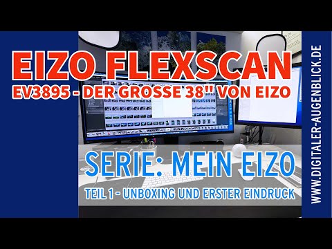 Macht ein EIZO FlexScan neben einem ColorEdge einen Sinn? - Mein neuer EIZO FlexScan EV 3895