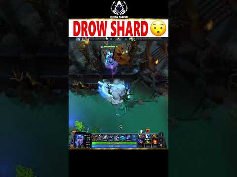 Easy tricks with Drow Ranger shard 😮 #dota2