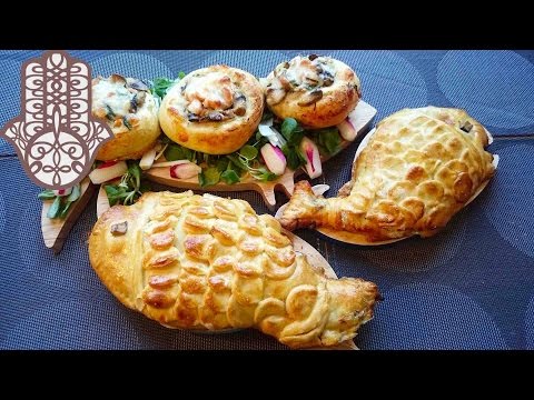 Saumon brioché en forme de poisson