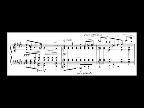 Hamelin plays Sabaneyev - Prelude op. 10 No. 5 Audio + Sheet music