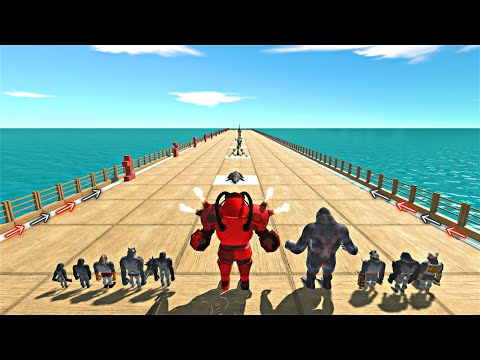 Mutant Primates vs Bosses - Animal Revolt Battle Simulator