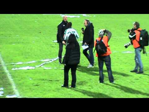 Maic Sema dansar efter sina 2 mål mot Landskrona