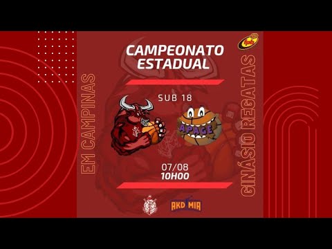 Regatas x APAGE Guarulhos: Campeonato Estadual 2022 de Basquete, sub18.