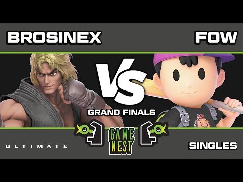 Game Nest Smash It Up: Brosinex (Ken/Ryu) vs Fow (Ness) - Grand Finals