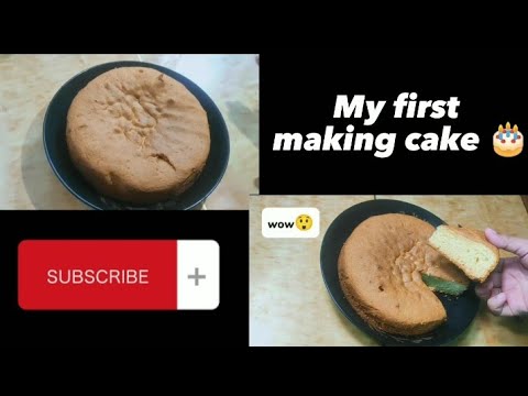 My first making cake 🎂#cake#suraiya
