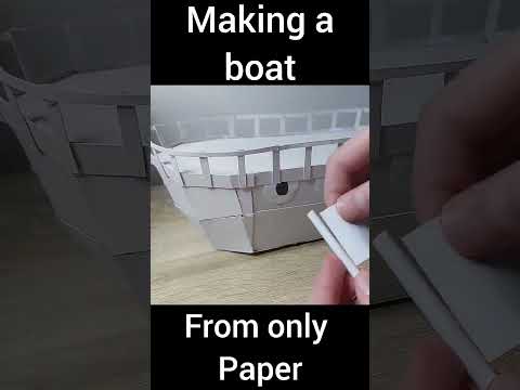 I Made A Waterproof Boat From Only Paper 🛳