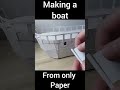 I Made A Waterproof Boat From Only Paper 🛳