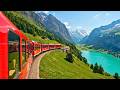 The World S Most Beautiful Train Ride Bernina Express Italy Switzerland