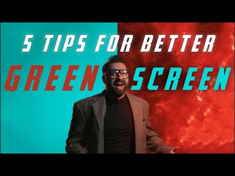 5 Must Know Tips for Green Screen Work